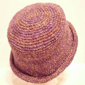 Flying High Himalayan Woman Medium Purple Yellow Outdoors Walking Hiking Hat